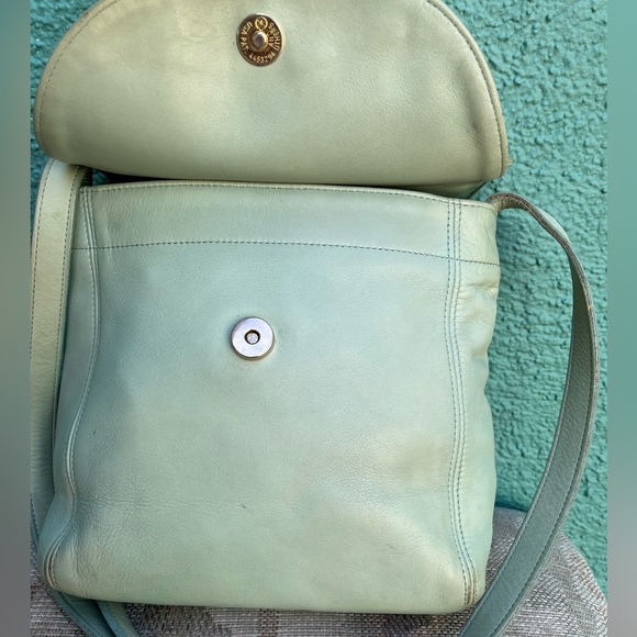 Vintage coach Aqua Blue/Green SoHo buckle top crossbody bag 4158 - Picture 7 of 7